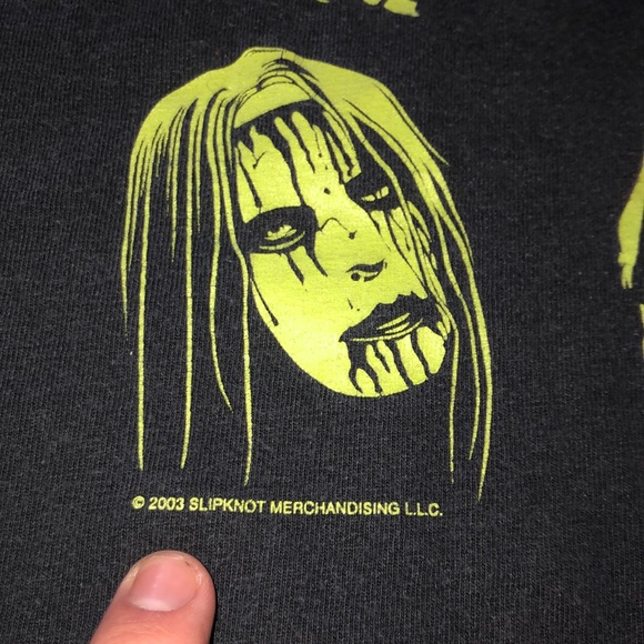 💥SOLD Vintage Slipknot Concert Tshirt - Picture 4 of 5